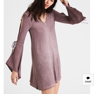 xl pink flowy american eagle dress